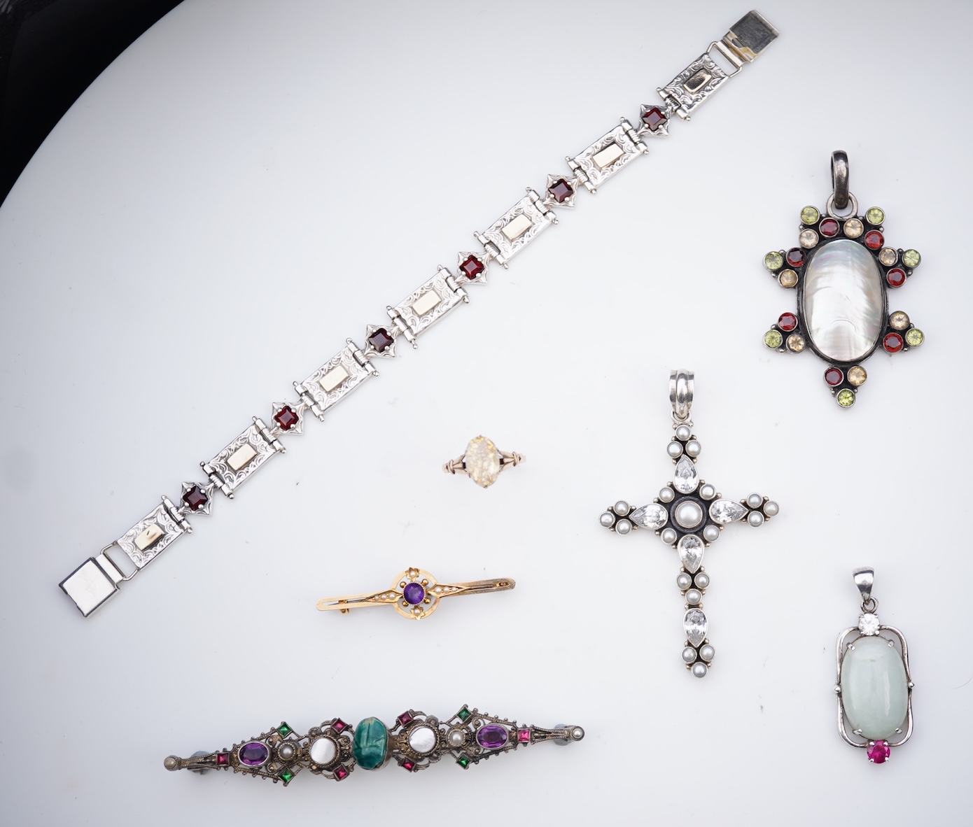 A collection of jewels